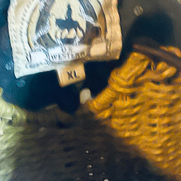 U.S. Western Shirt White with Black Pattern Pearl Snap Buttons Size XL - Picture 4 of 9